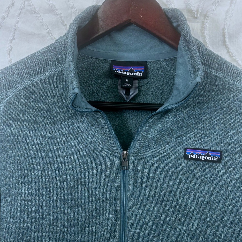 Patagonia Better Sweater Fleece Jacket Womens M Green Heather Full Zip Gorpcore - Picture 2 of 10